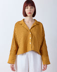 Cropped Jersey Jacket