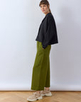 Pintuck Cotton Jersey Trouser