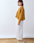 Pintuck Cotton Jersey Trouser