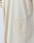 Cotton Jersey + Lawn A-line Overshirt