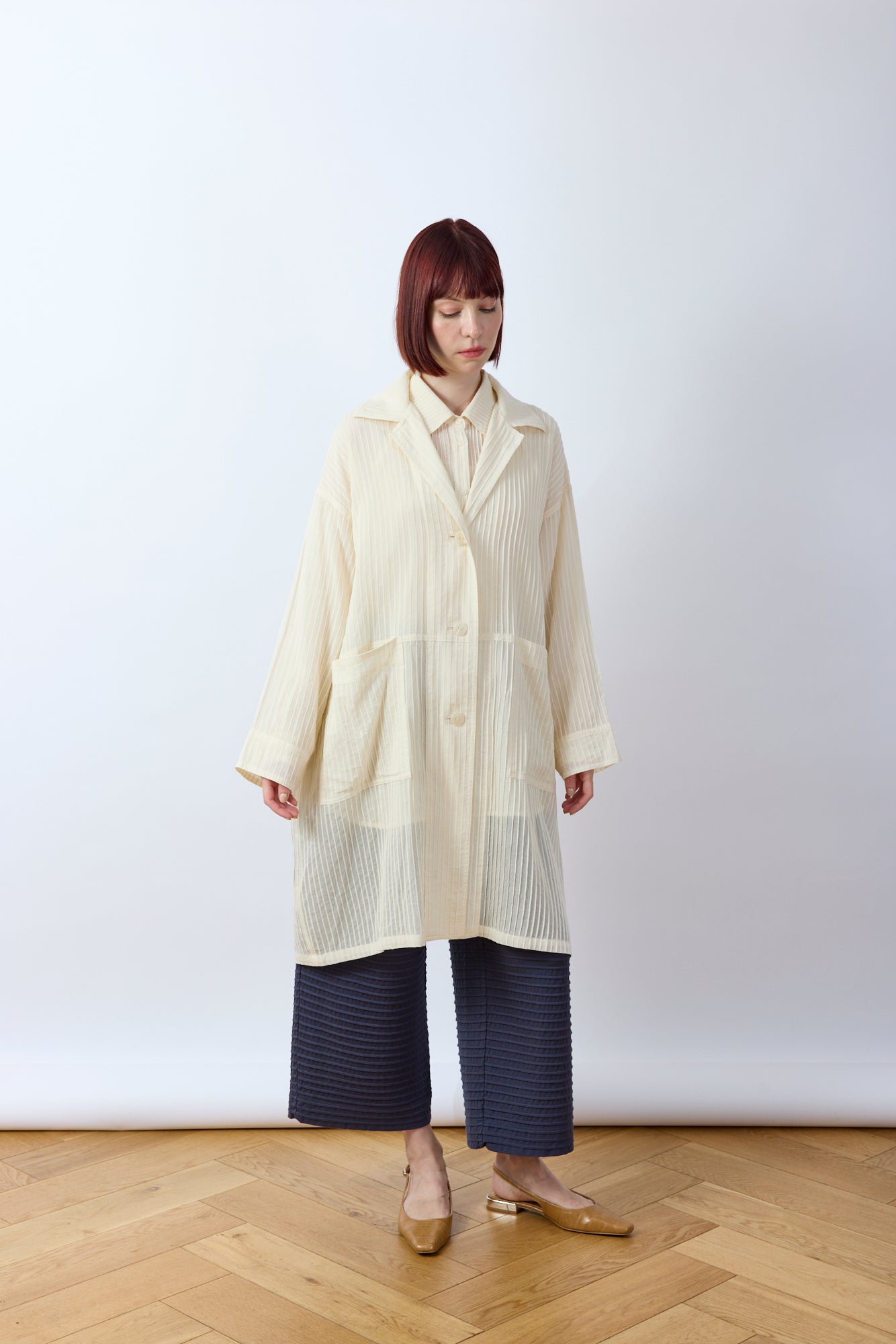 Rongo Cotton Chiffon Jacket