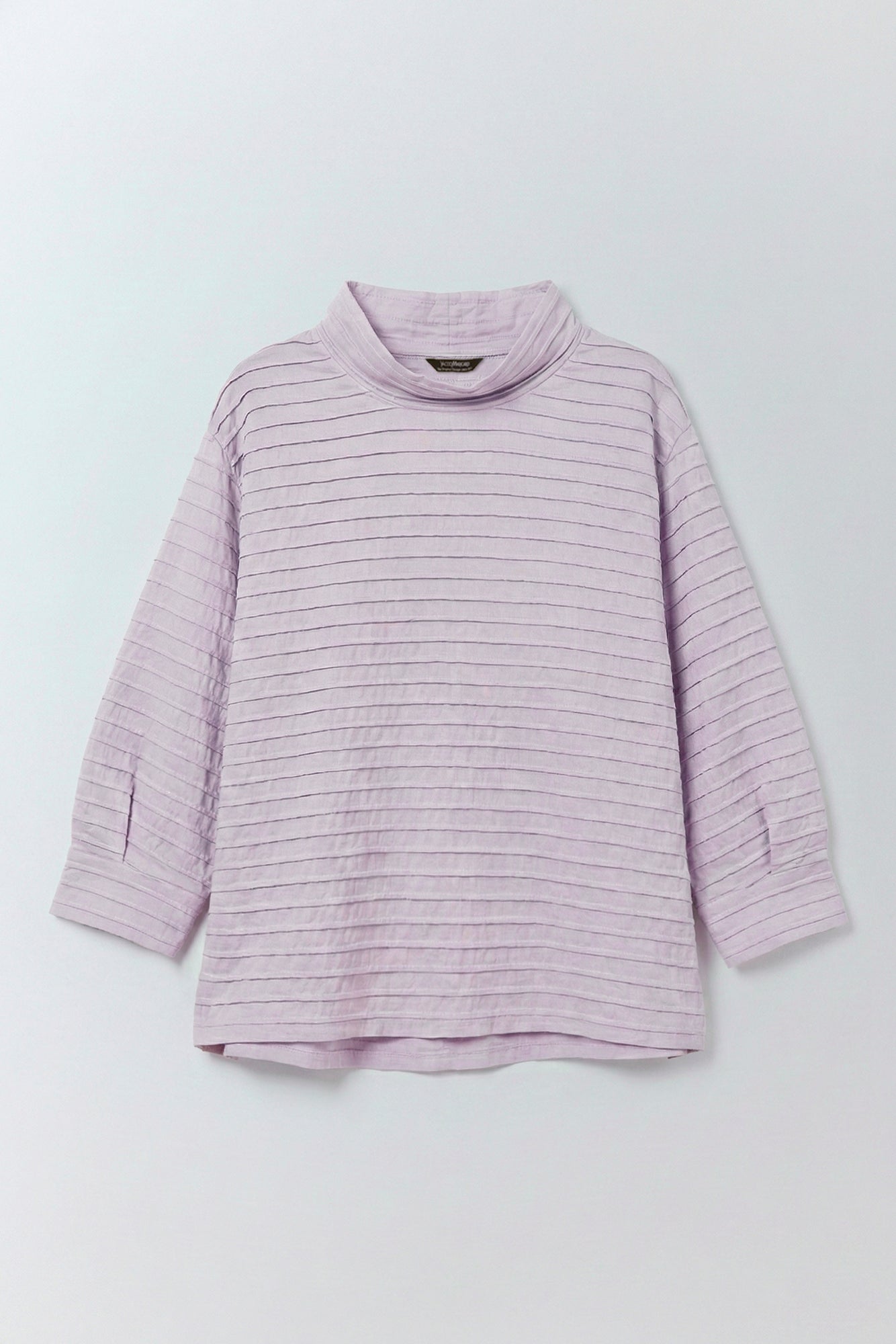 Flat lay of Sode jersey pullover by Japanese brand Yaccomaricard Spring Summer 26.