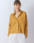Cropped Jersey Jacket