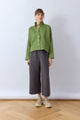 Pintuck Cotton Jersey Trouser