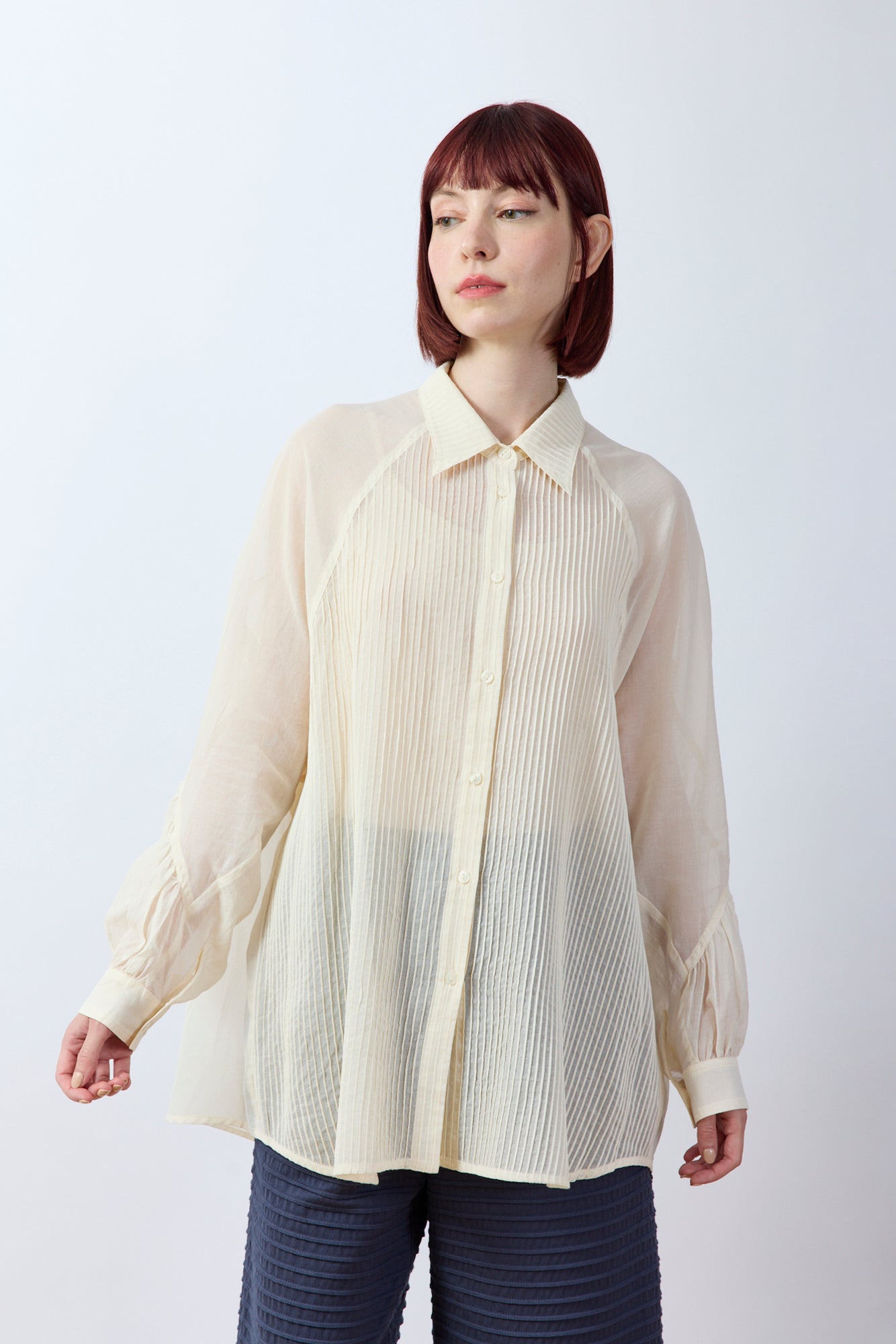Rongo Cotton Chiffon Shirt