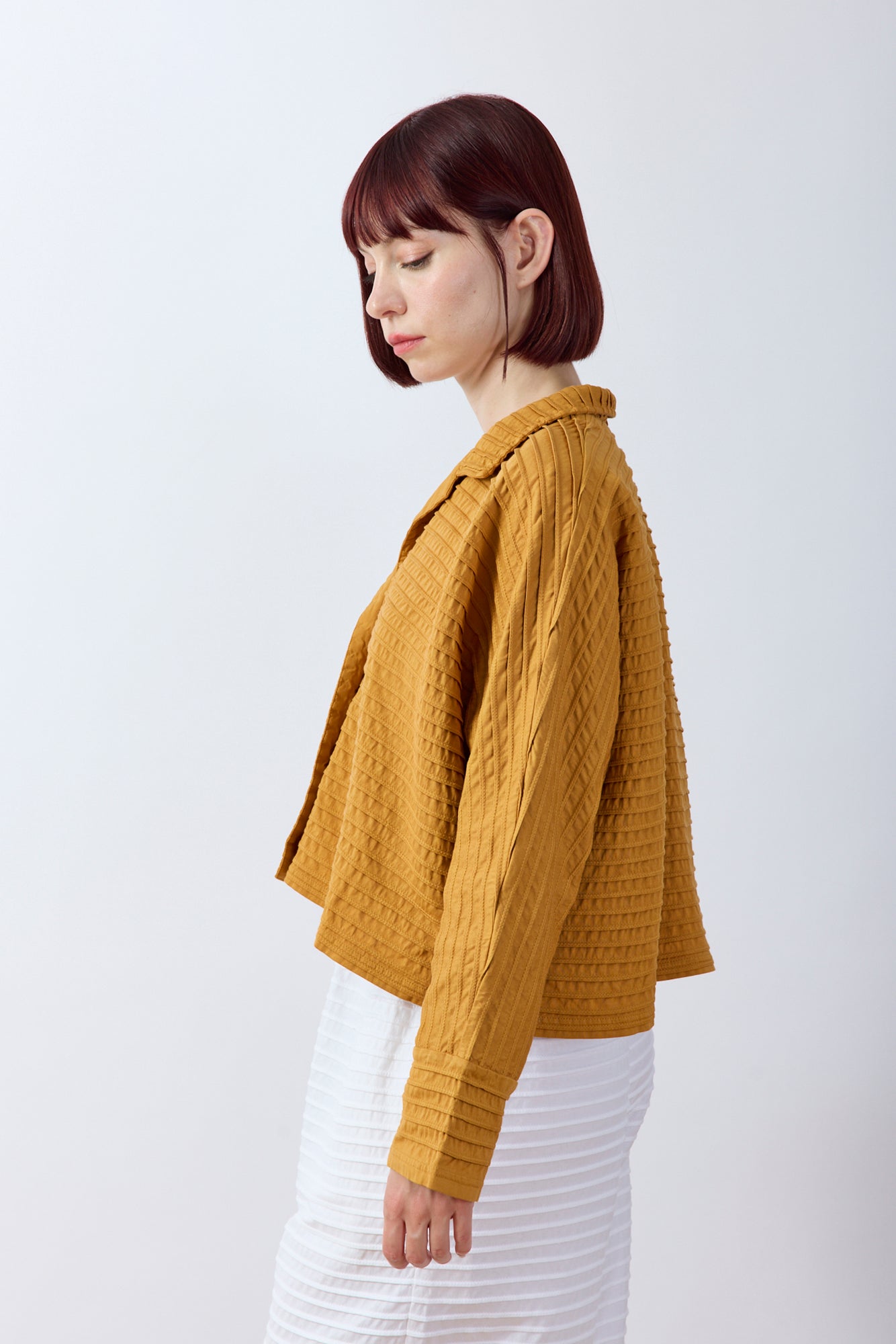 Cropped Jersey Jacket
