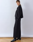 Pintuck Cotton Jersey Trouser