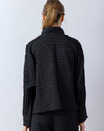 Cropped Jersey Jacket