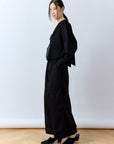 Kyarako Wide Leg Calico Trousers