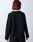 Cropped Jersey Jacket