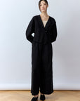 Kyarako Wide Leg Calico Trousers