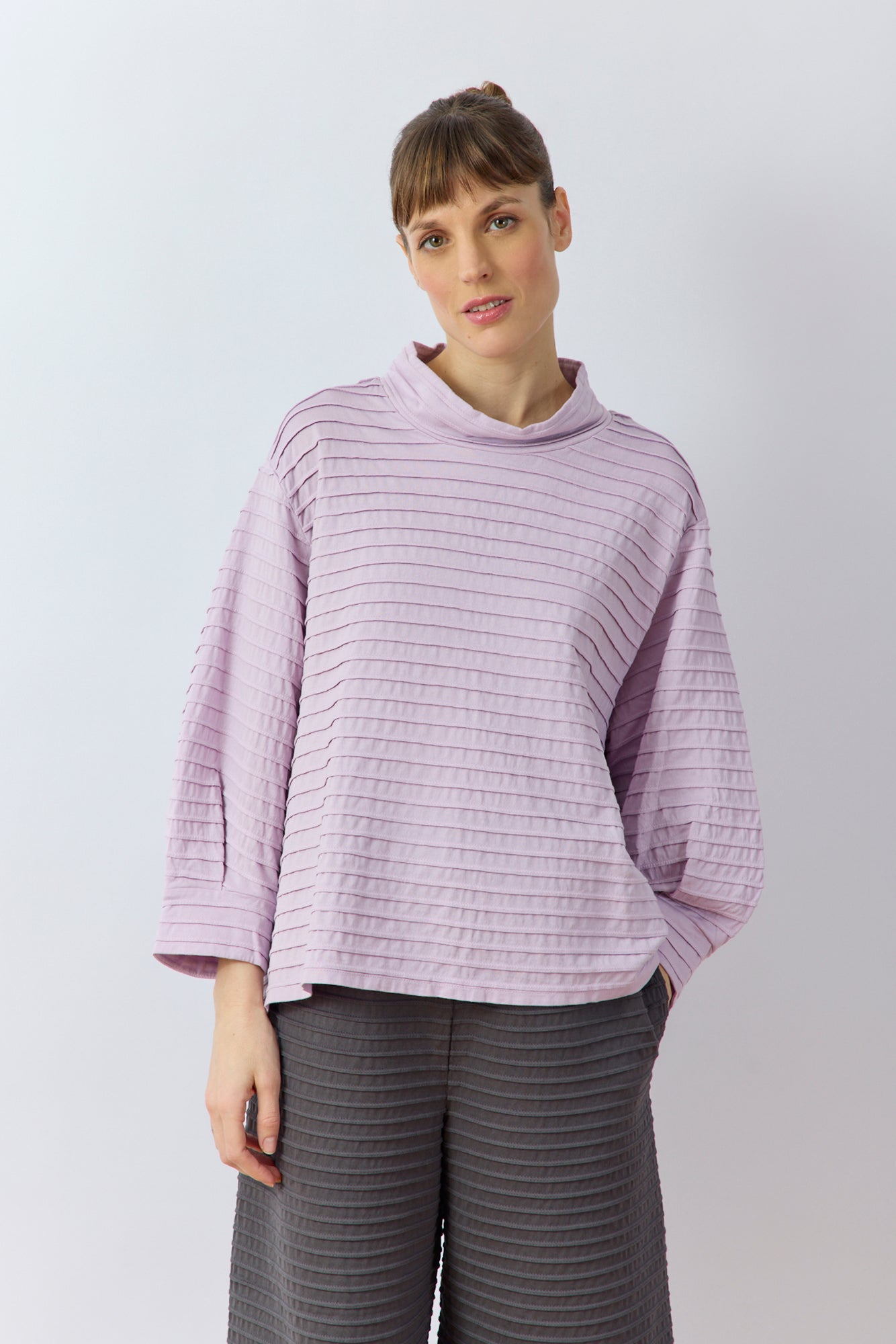  Yaccomaricard Spring Summer 26 Sode Cotton Jersey Pullover in Lilac Purple 