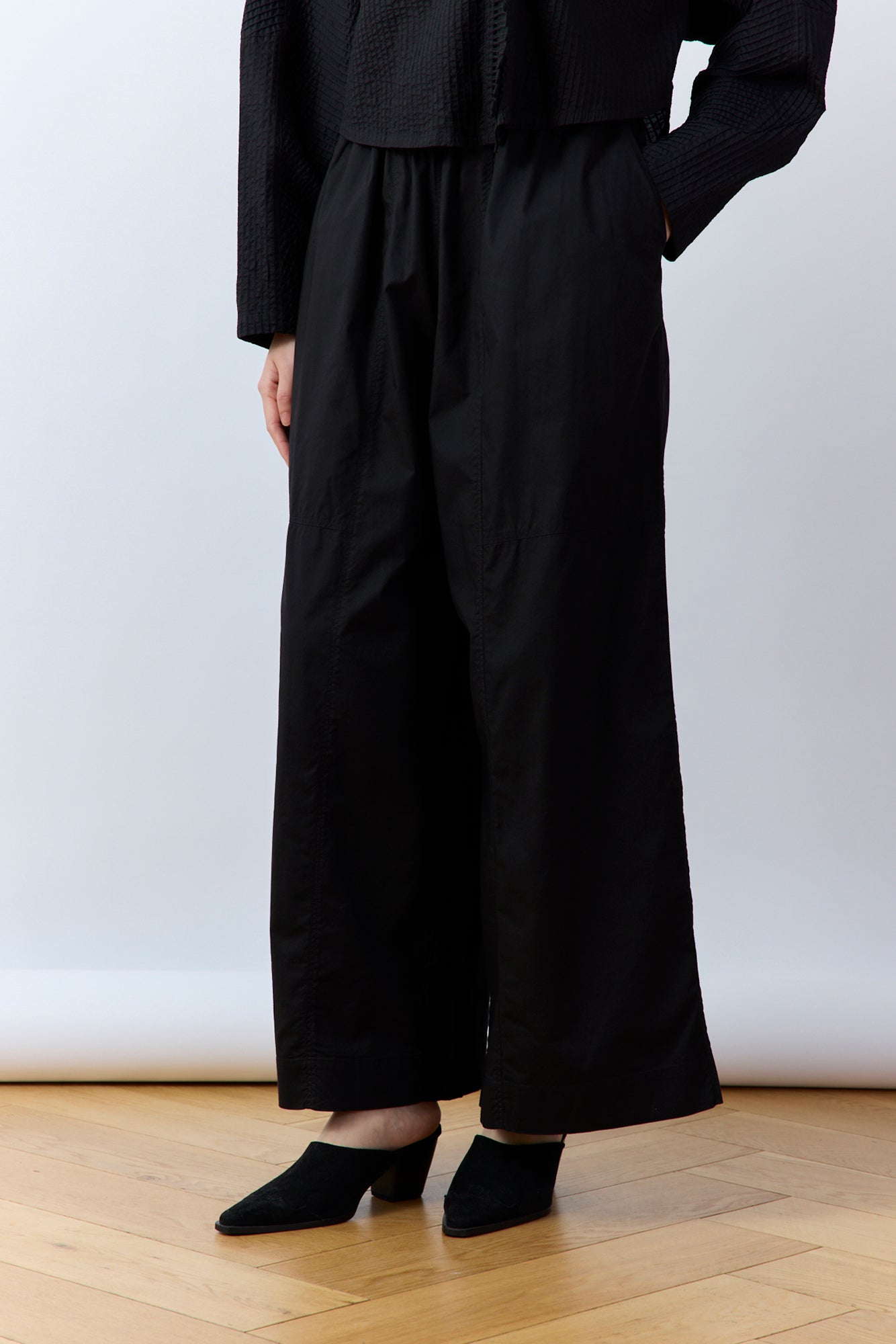 Kyarako Wide Leg Calico Trousers
