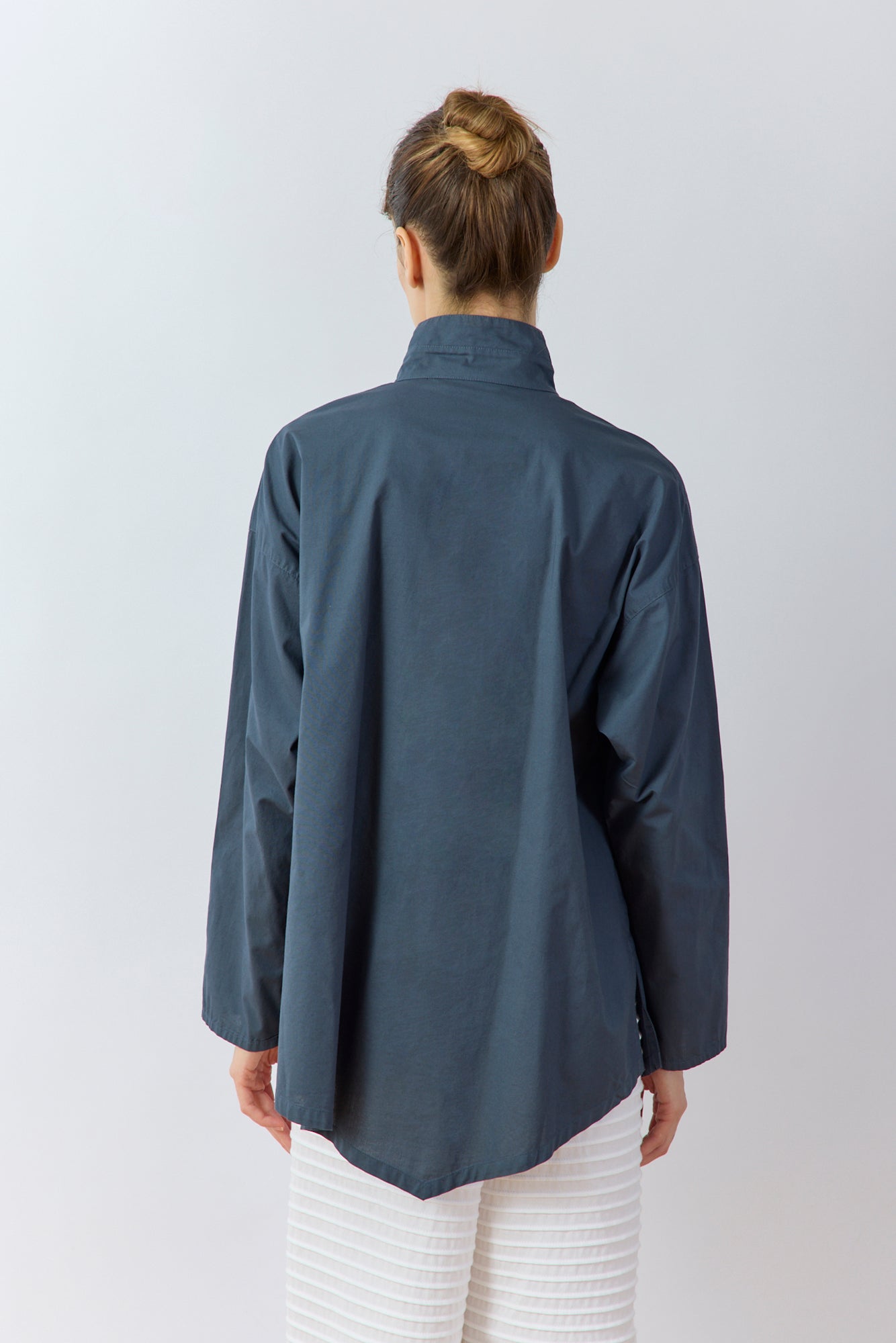 Back view of Yaccomaricard Ashin Shirt showing the relaxed fit and garment-dyed cotton texture.
