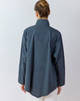 Back view of Yaccomaricard Ashin Shirt showing the relaxed fit and garment-dyed cotton texture.