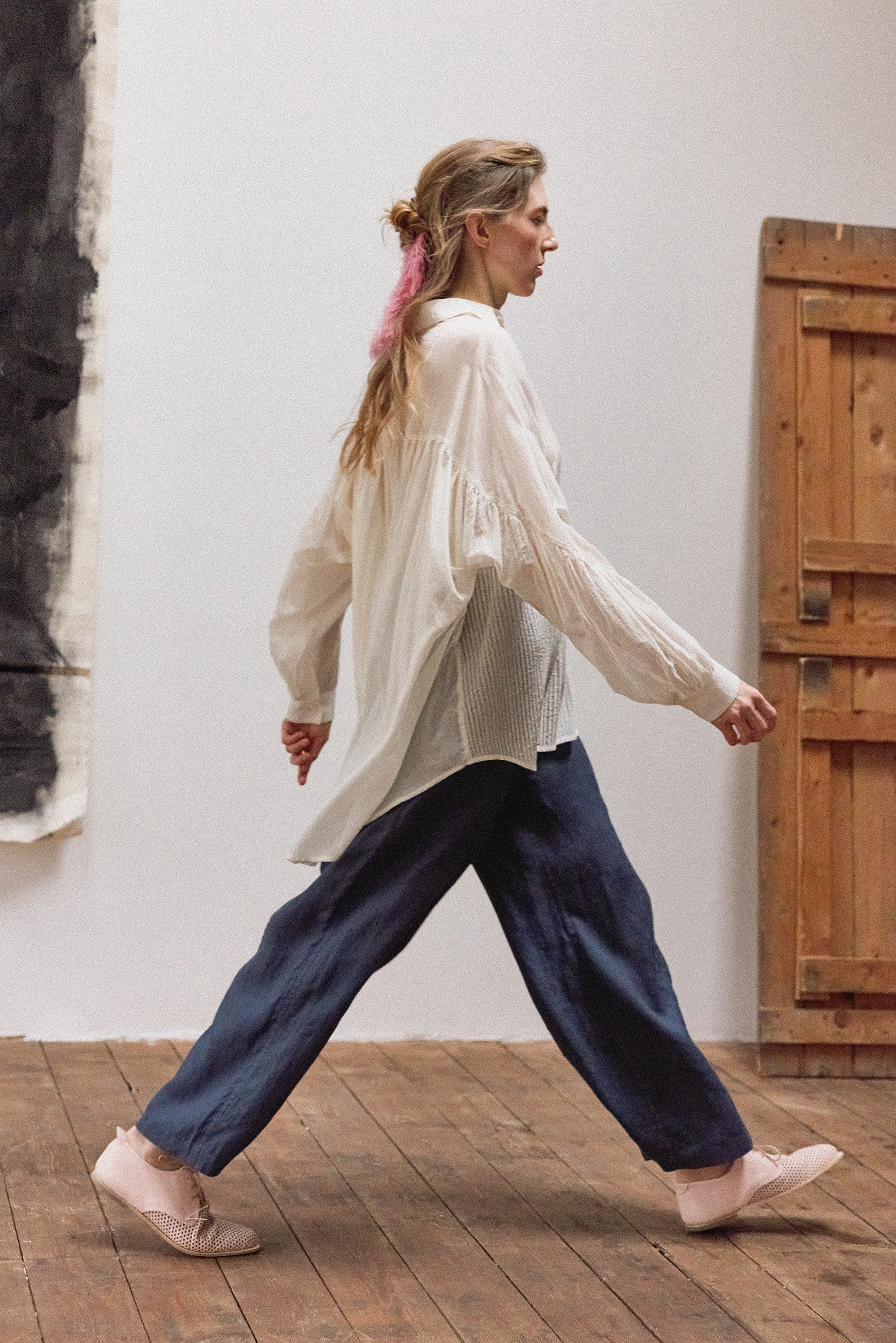Rongo Cotton Chiffon Shirt