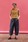 Yaccomaricard Obaru trousers in stone blue - Crafted from soft cotton muraito.