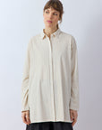 Cotton Jersey + Lawn A-line Overshirt