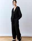 Kyarako Wide Leg Calico Trousers